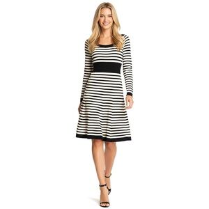 KATE SPADE Lisa Striped Wool Sweater Dress Women's Size Medium